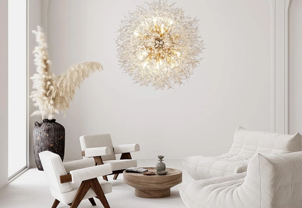 clean crystal chandelier